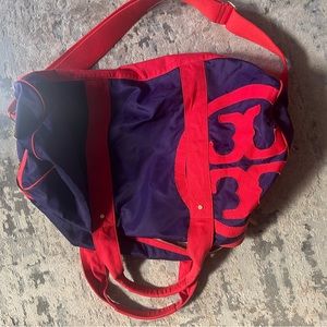 Tory Burch Duffle Bag purple pink